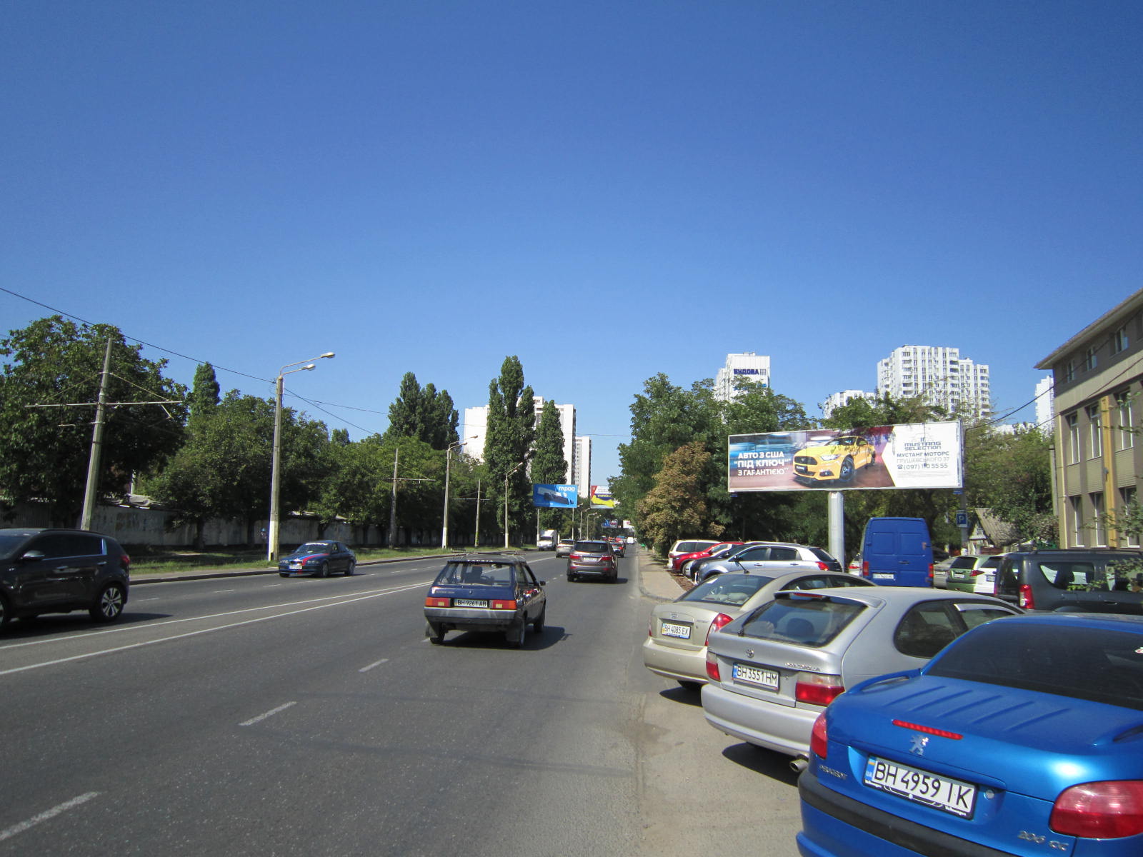 Фото рекламної площини  Люстдорфська дор., 61 (права)