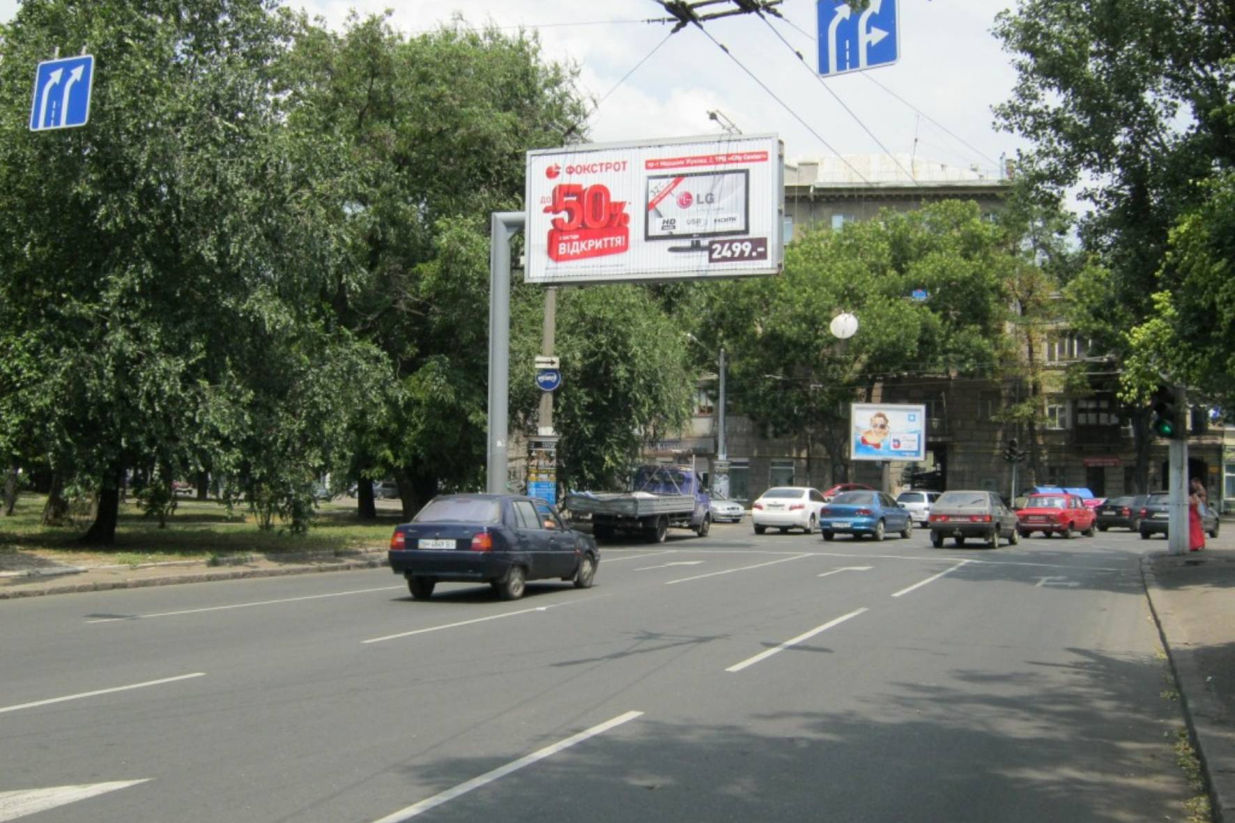 Фото рекламної площини  вул. Мечникова, 102 (навпроти) (Призма)