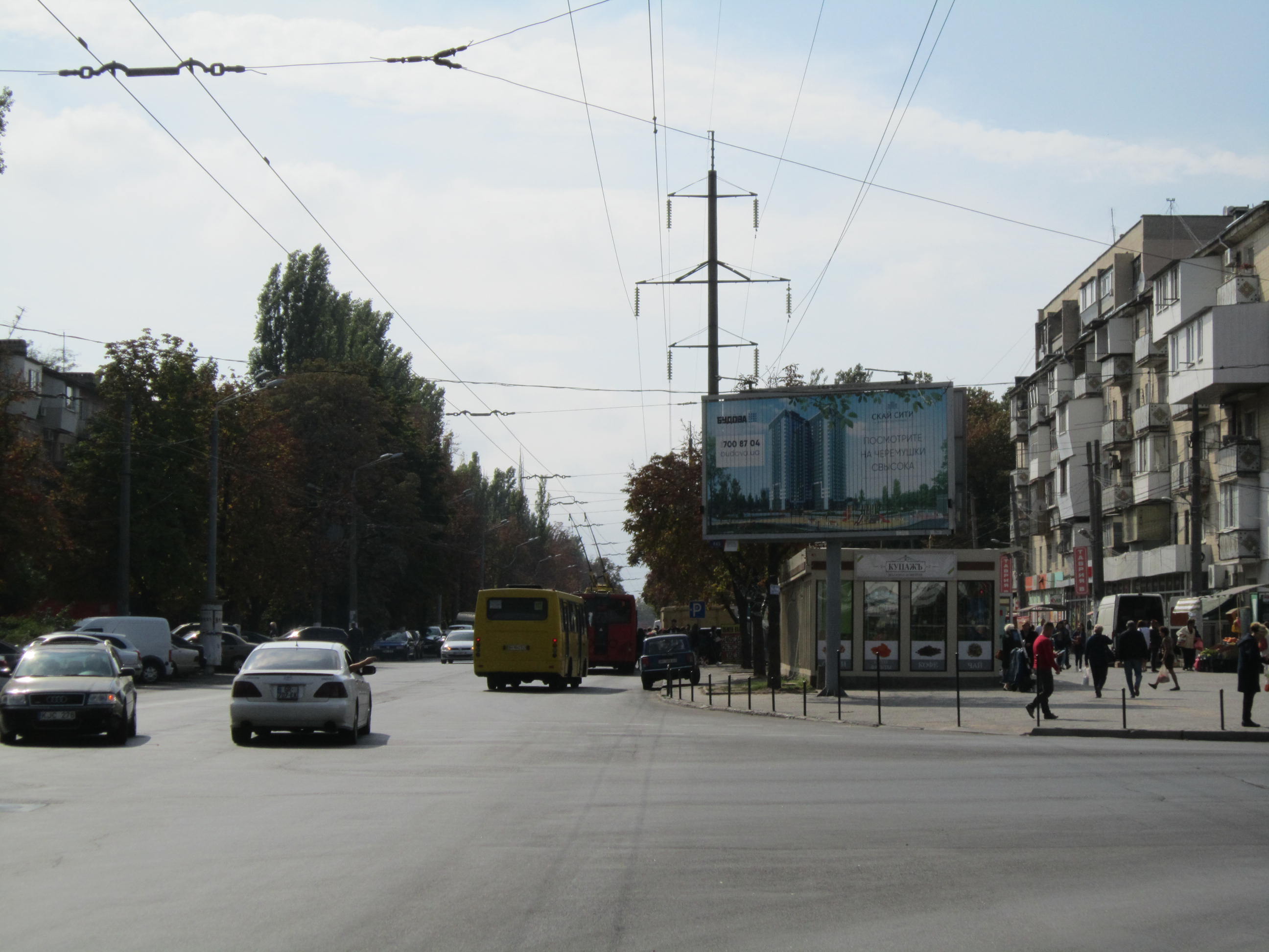Фото рекламної площини  вул. Космонавтів, 38\1 (Призма)