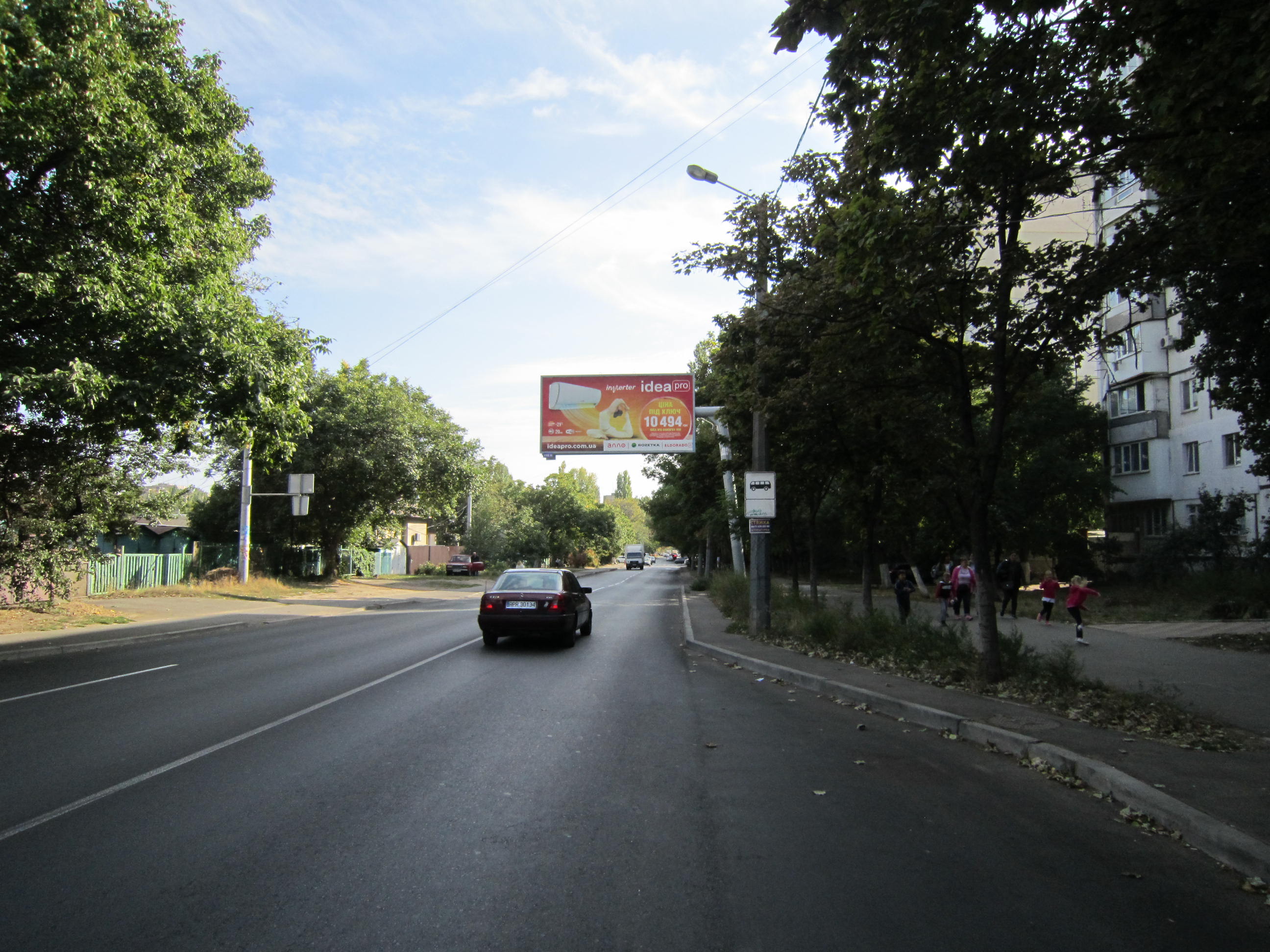 Фото рекламної площини  вул. Ільфа і Петрова - вул. Левитана