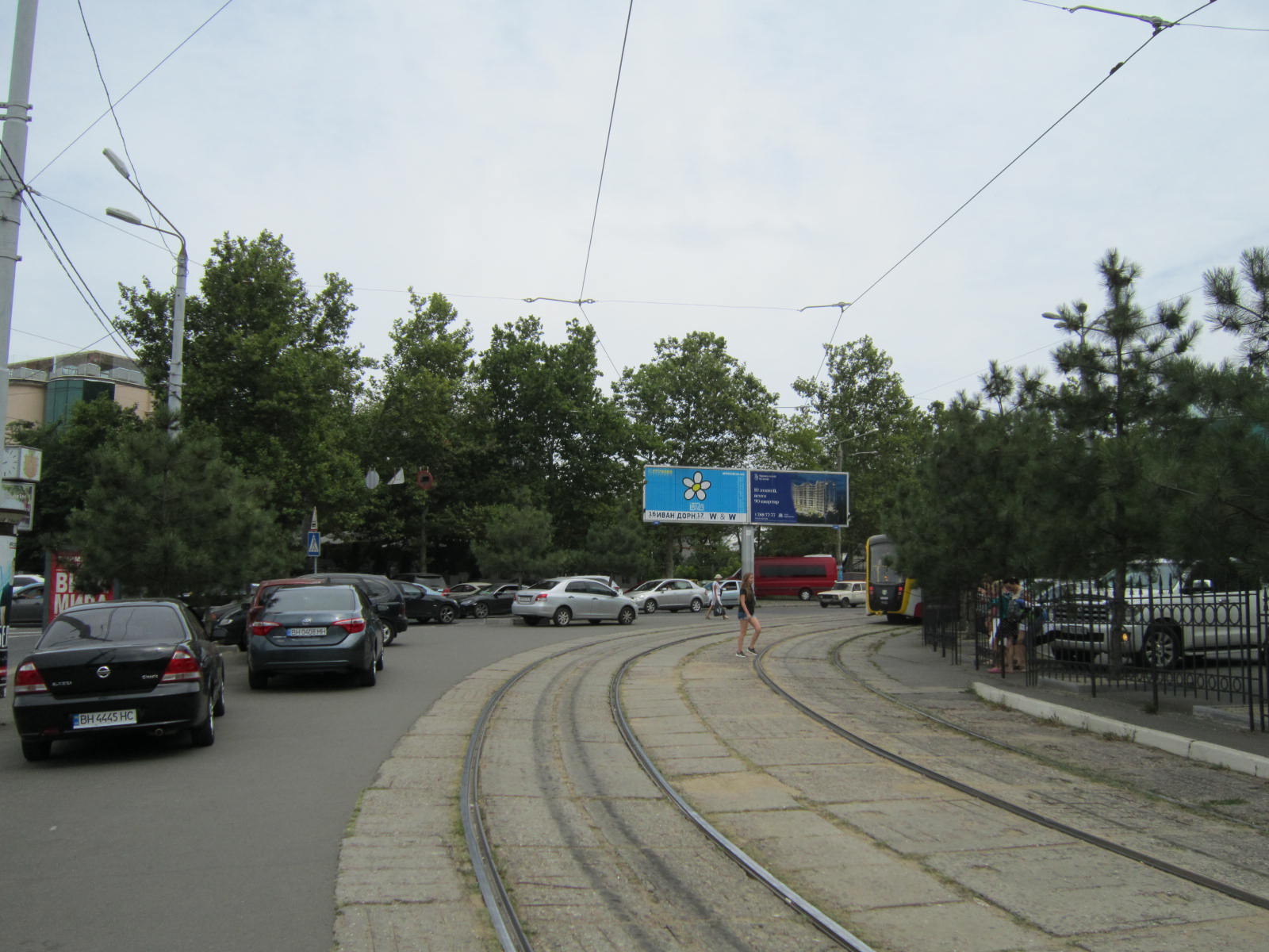 Фото рекламної площини  вул. Піонерська (навпроти ТЦ Сади  Перемоги) (Призма ліва)
